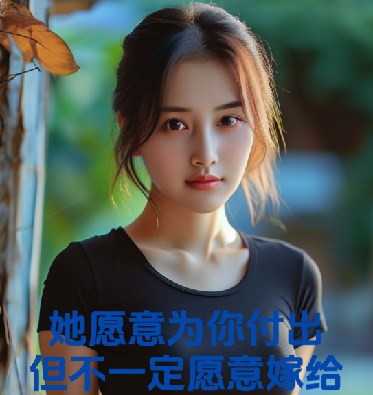 她愿意为你付出，但不一定愿意嫁给你