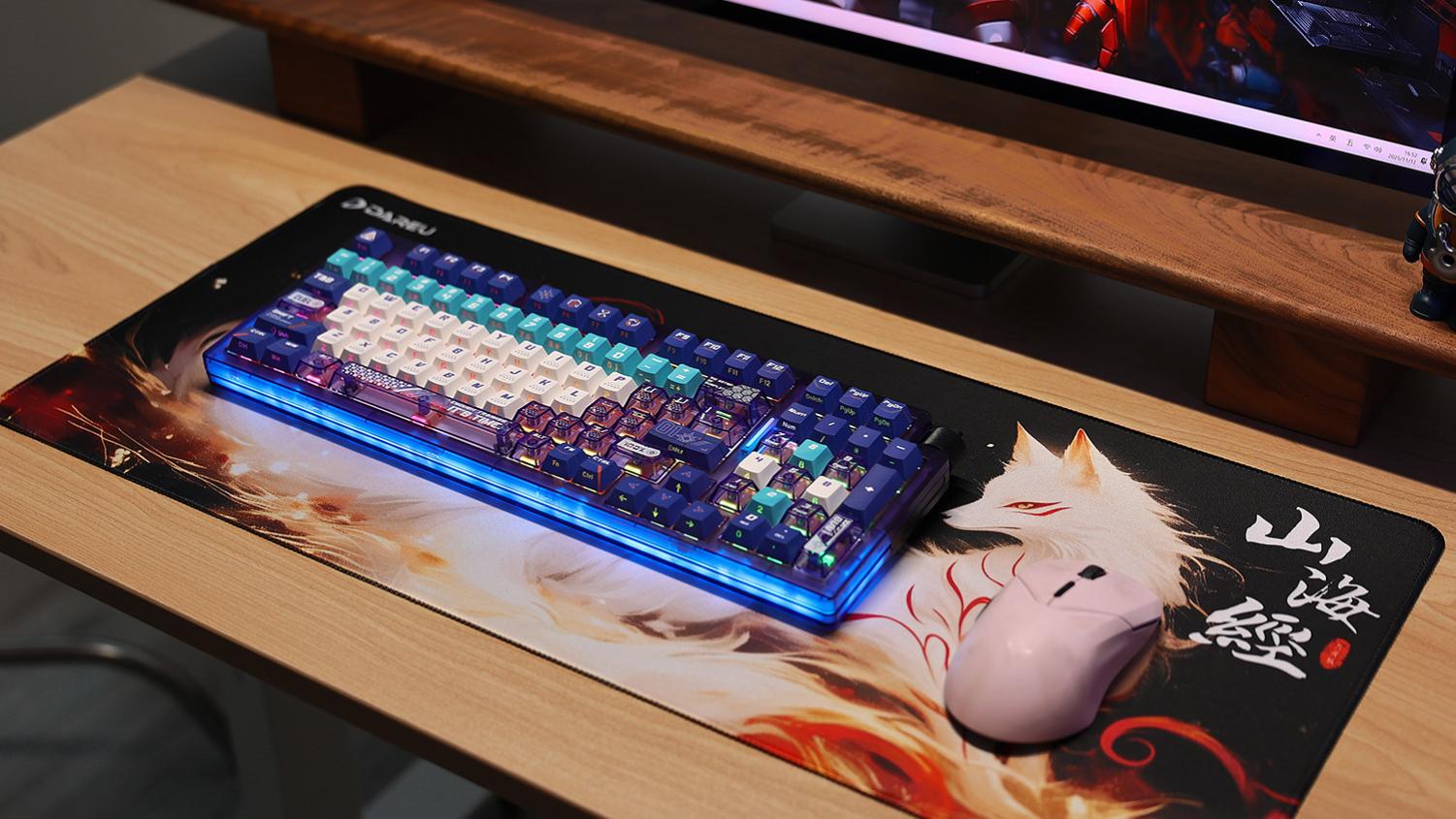 RGB光效太浮夸？年轻人第一个桌搭就选达尔优COOL98