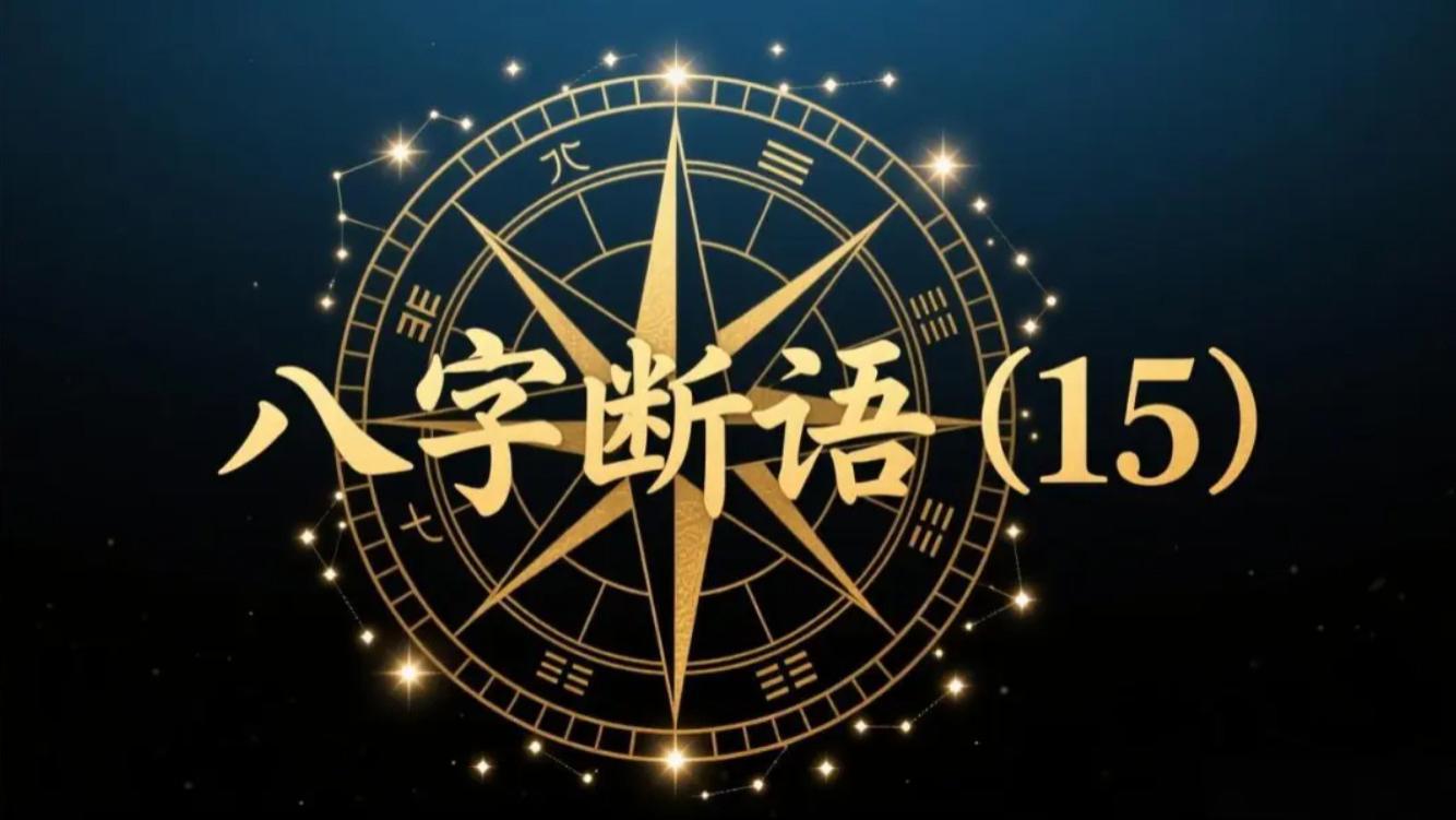 盲派八字命理常见核心断语详解（15）