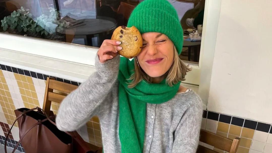 冬日有一条绿色围巾，太治愈了！