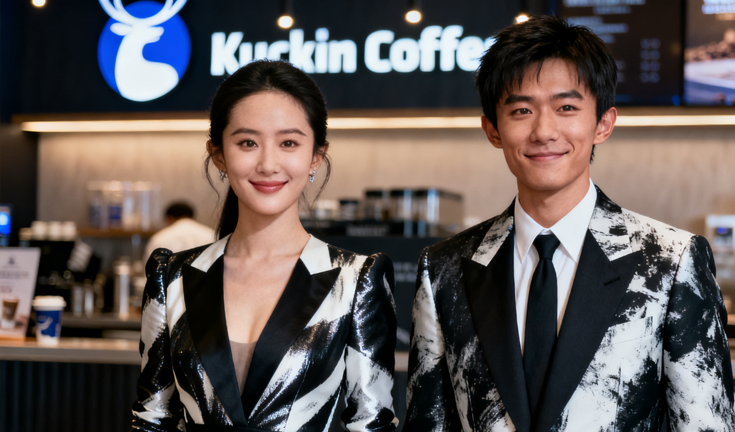 刘亦菲易烊千玺这波杀疯了！

高奢大片质感绝了！黑裙西装氛围感拉满

一边是松弛