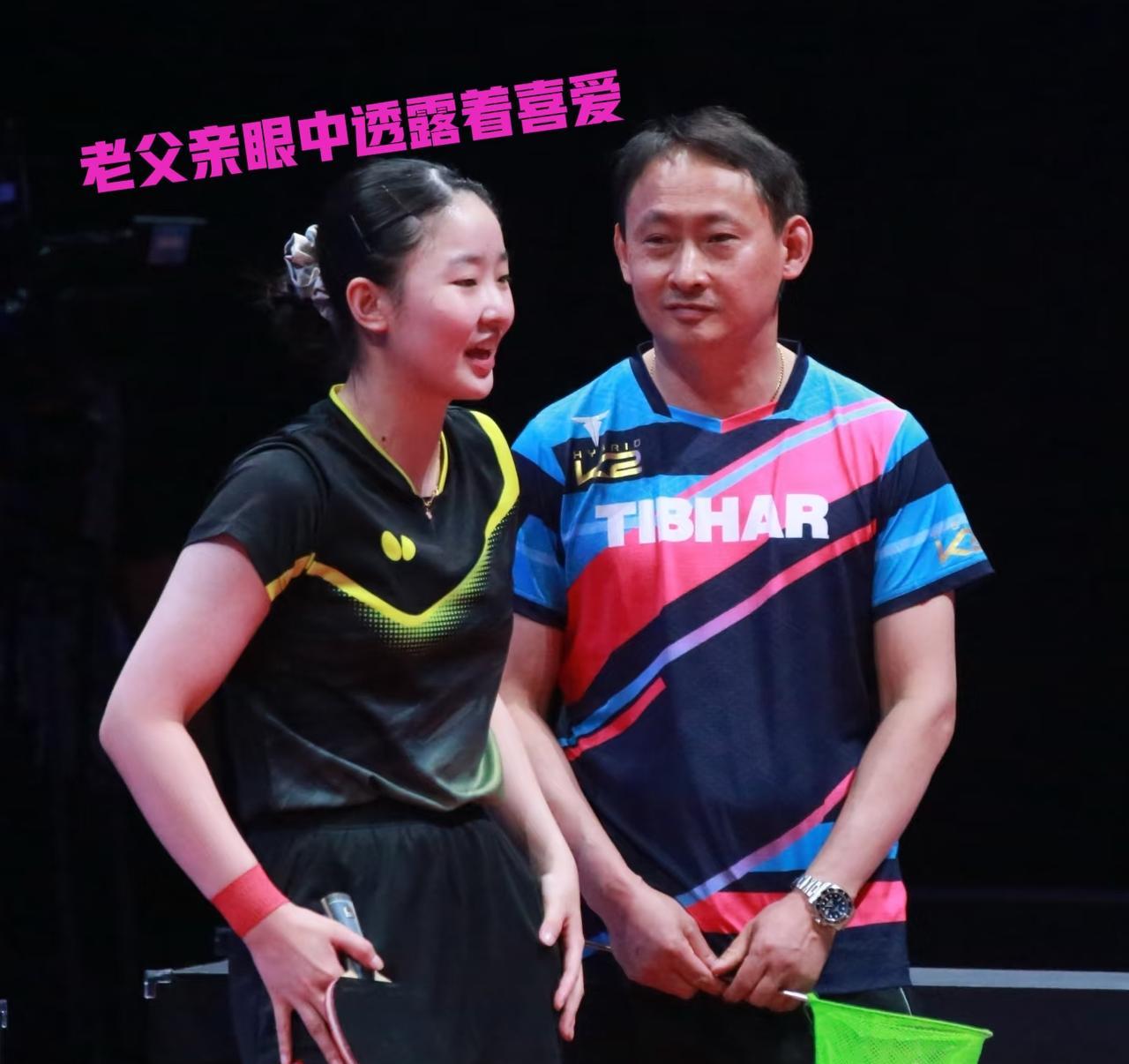 张本宇太爱美和这个姑娘了！
乒超联赛张本美和的首秀迎来了开门红，这是训练场不为人