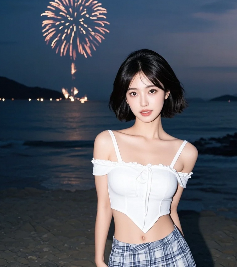 海浪是伴奏，烟花是灯光，你是主角