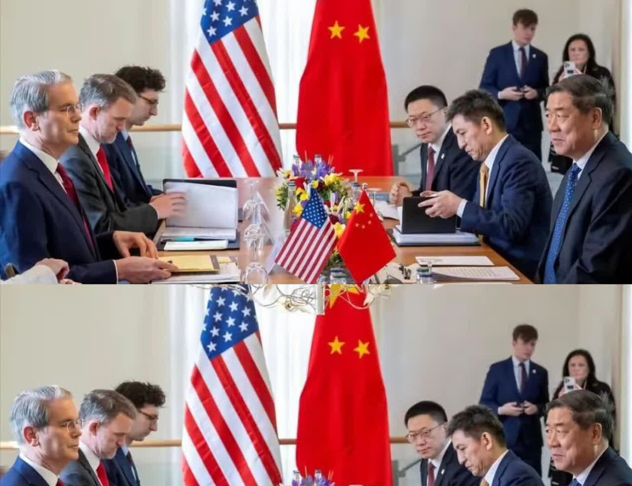 中美：不求彻底解决
中美在西班牙的经贸会谈备受瞩目，美国财长贝森特进门就滑了一