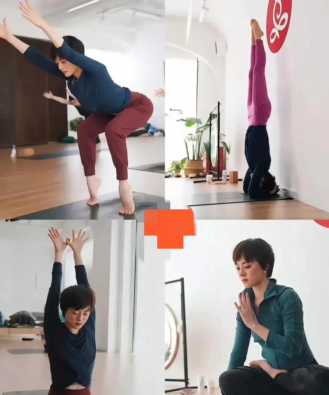 那些想去健身房和瑜伽房的女性，看看孙俪在家练不是一样吗？
可能有人会说她是大明星