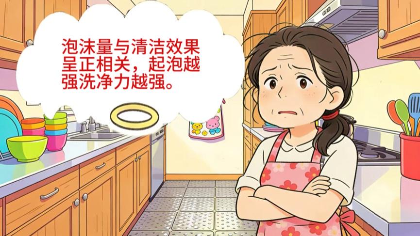 洗衣剂泡沫越多=越干净？-表面活性剂起泡性与清洁力无关