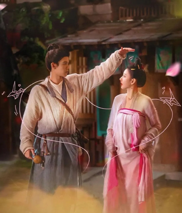 #无忧渡#大结局太戳心！上古玄豹后裔宣夜恢复记忆后，决然留在无忧镜守职，与身为人
