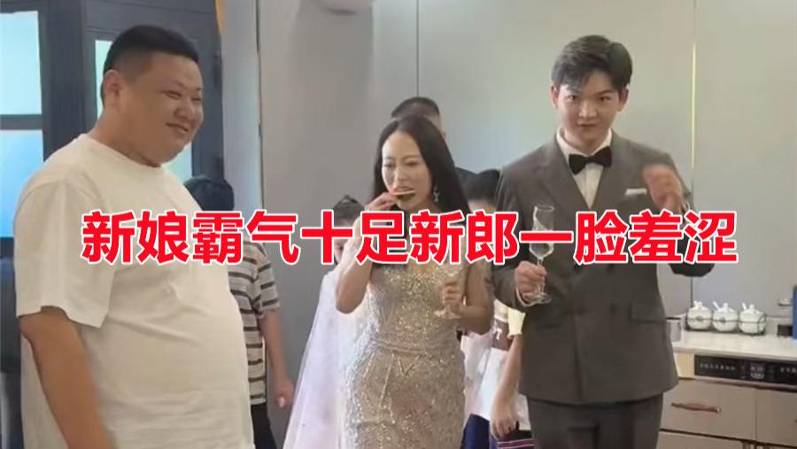 婚礼时漂亮新娘不顾形象吃西瓜，性格真实火出圈，网友：宝藏女孩