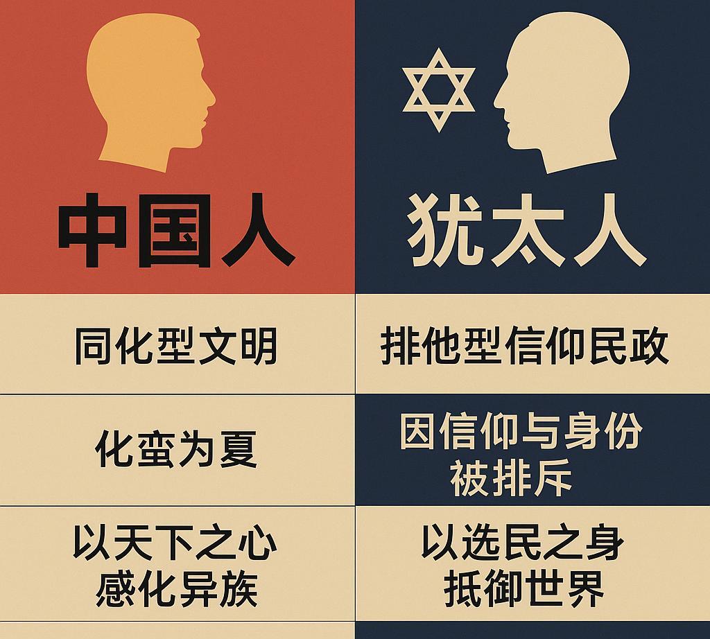被中华民族征服的人，会被中华民族被同化；征服了中华民族的人，也会被中华民族同化，