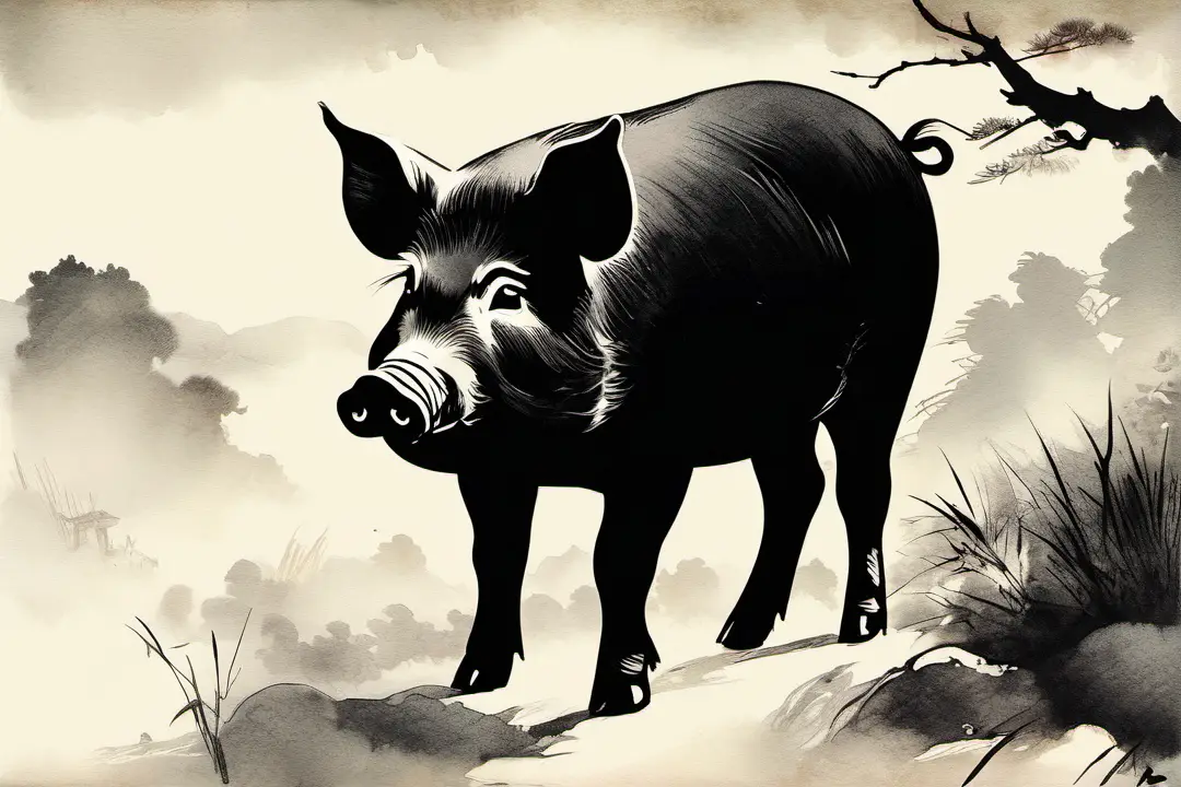 丁亥月，生肖猪（亥）—— 临太岁 + 值月刑克
“亥亥自刑”，虽然当值月令，但“