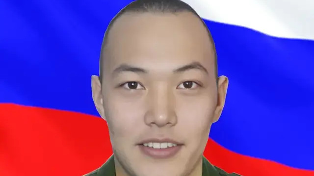 俄罗斯图瓦战士，在顿涅茨克掩护队友不幸被无人机炸伤英勇牺牲！