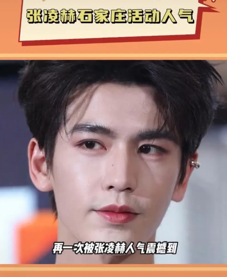 张凌赫 出席石家庄活动，现场爆满粉丝，这迎面走来伴随着扑面而来的帅气，真的要把人