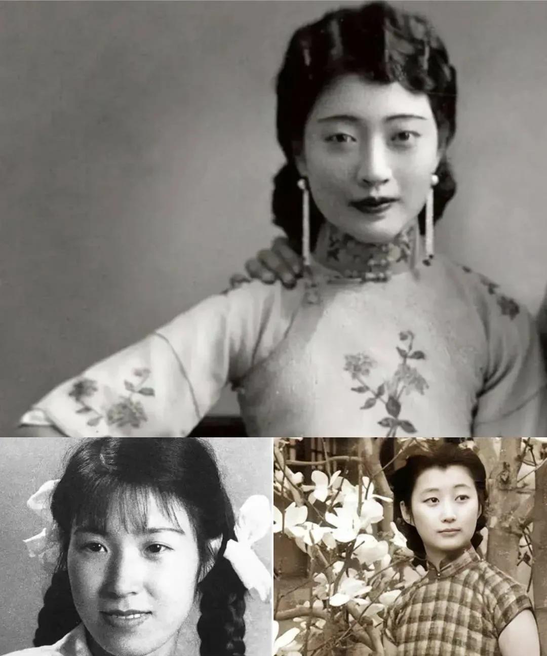溥仪的几位妻子，颜值基本上都是很在线的…
溥仪先是娶了一后一妃，婉容是皇后，文绣