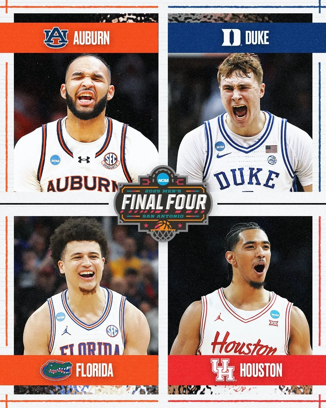 《“疯狂三月”：头号种子会师四强，无黑马现身》
美国 NCAA 一年一度的 “疯