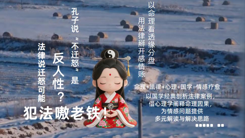 孔子说“不迁怒”反人性？法律：迁怒可能犯法！