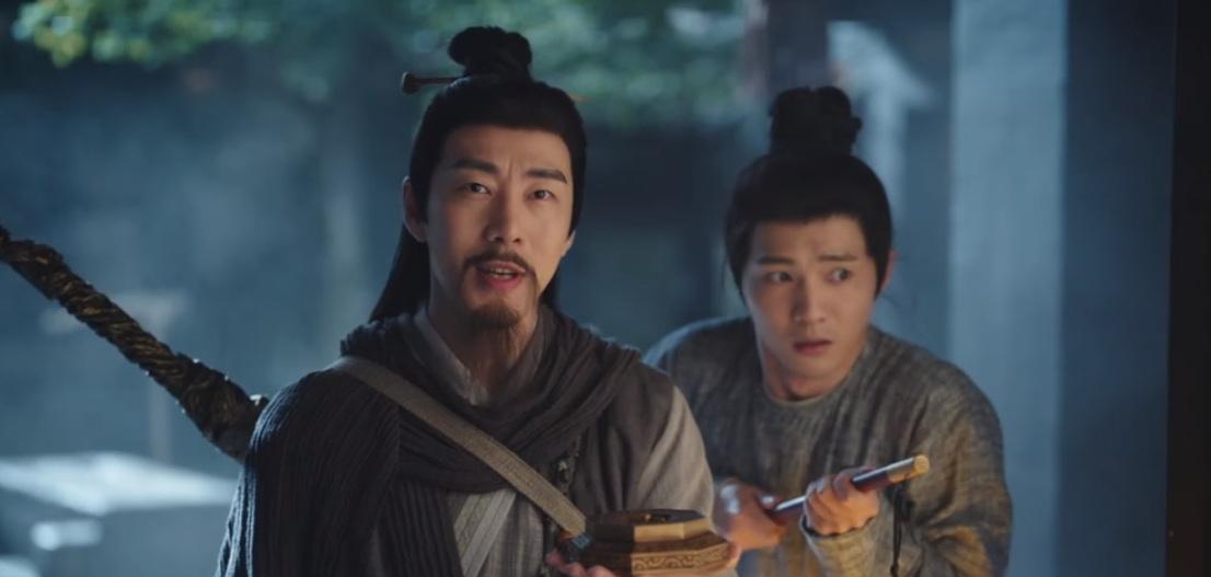 #临江仙#第19-20集预告：白九思感受锥心之痛，花如月前去营救。
1、那人手指