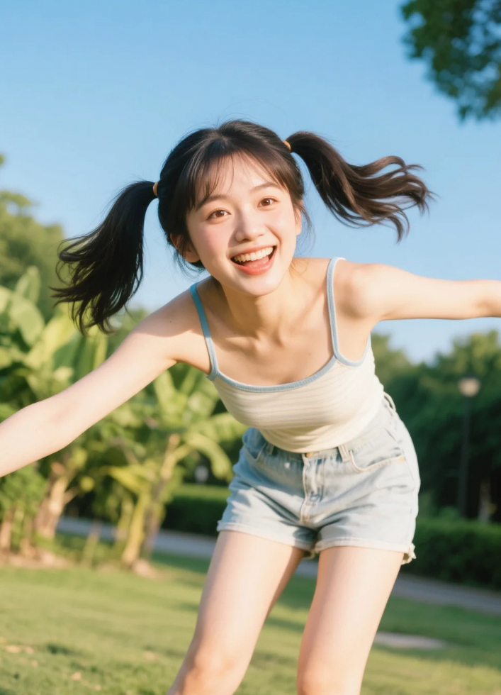 调皮小妖精，一颦一笑都让人忍不住笑