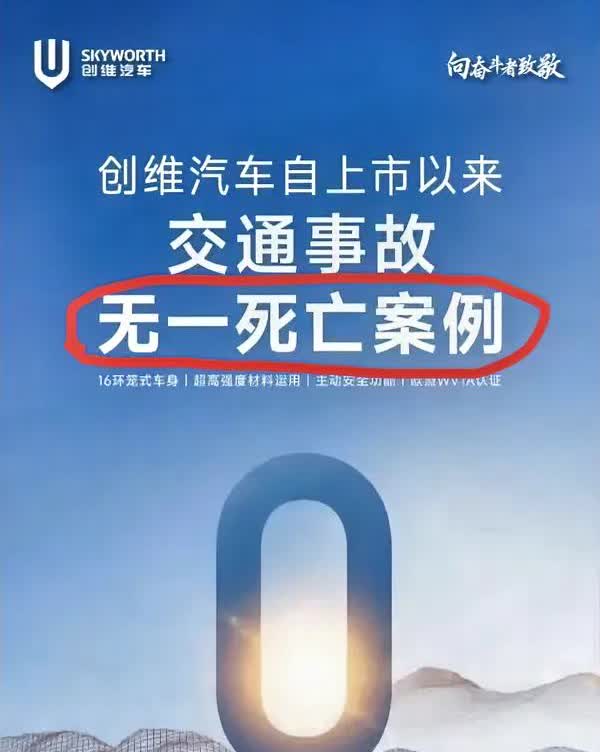 一觉睡醒
做汽车的和做电视的都懵圈了！

创维汽车：我们自上市以来，交通事