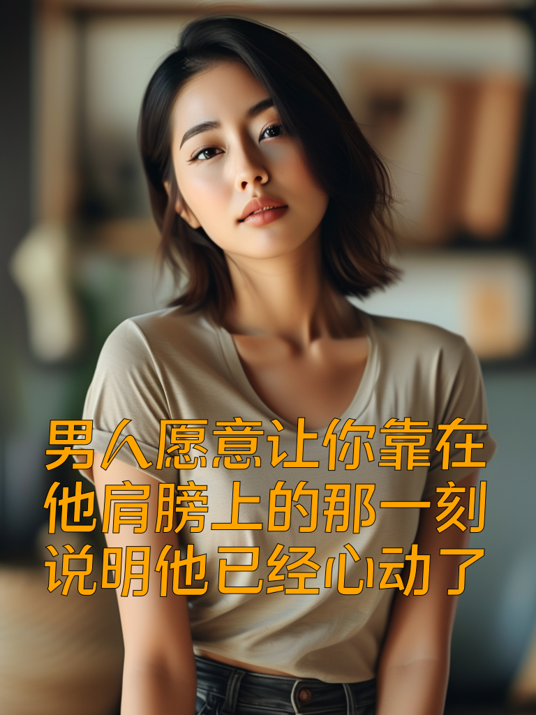男人愿意让你靠在他肩膀上的那一刻，说明他已经心动了