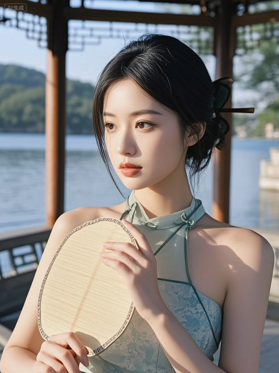 她的存在，是对“静美”最好的诠释