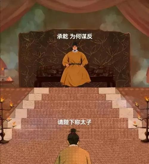 李承乾造反失败后，要说些什么话才能诛李世民的心？李承乾有兵有胆，可惜爹太猛，要知