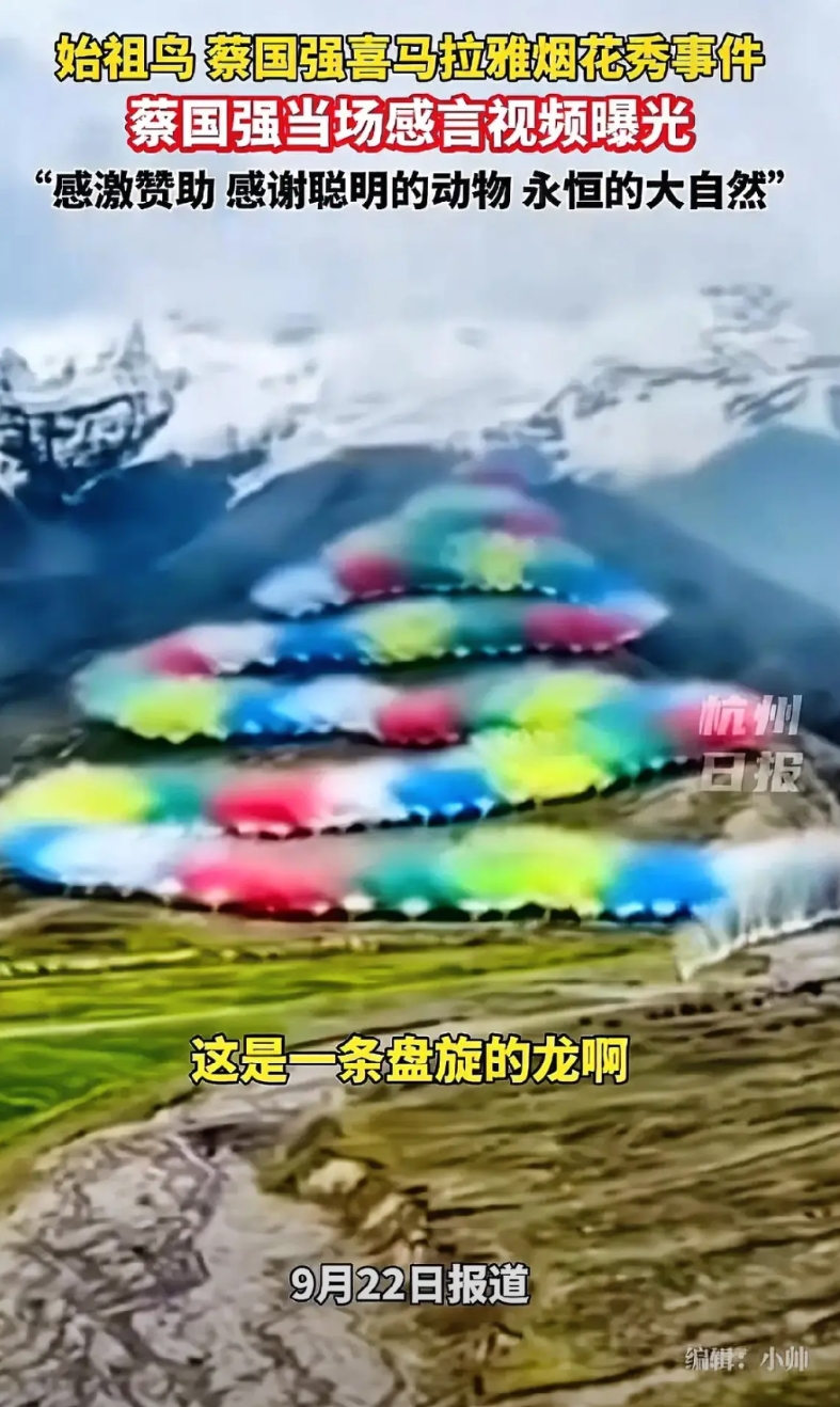 理解不了蔡国强，现在AI这么发达了，为什么不用AI做一场烟花秀？非得要费时费力搬