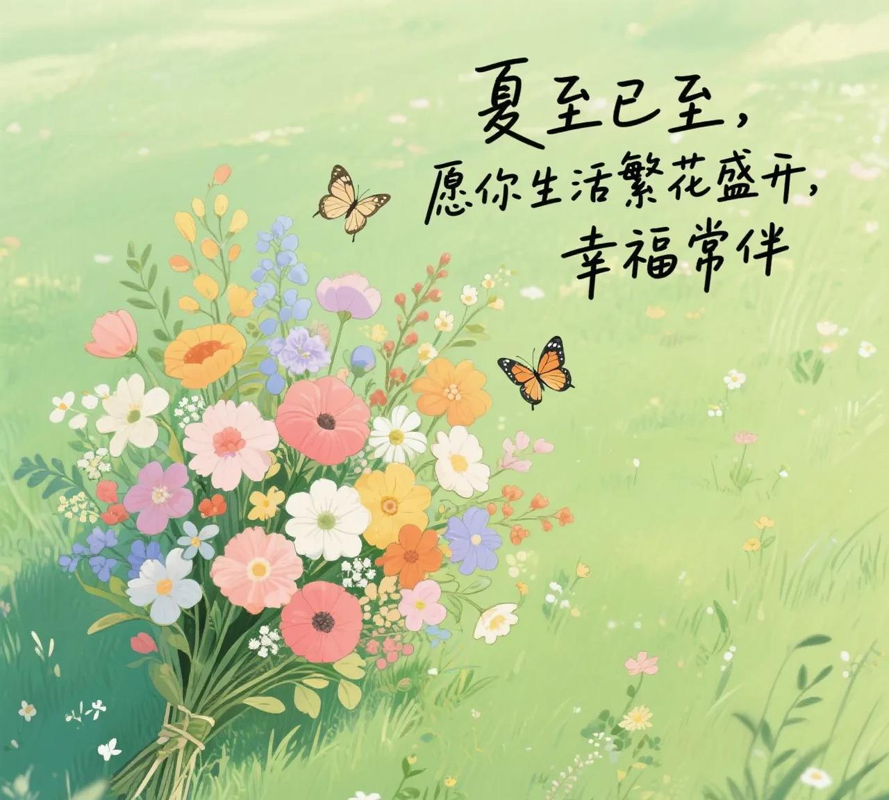 闻蝉鸣，喜夏至
雨后的傍晚
习习夏风清爽
空气湿润新鲜
还有一缕栀子花香
诗意相
