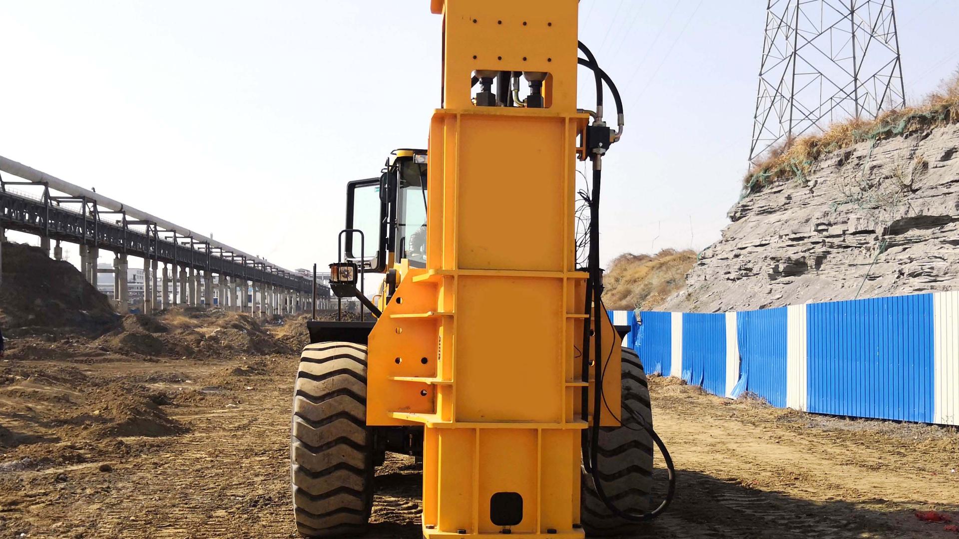 二手高速液压夯实机：构筑坚实大地的智能“冲击钻”