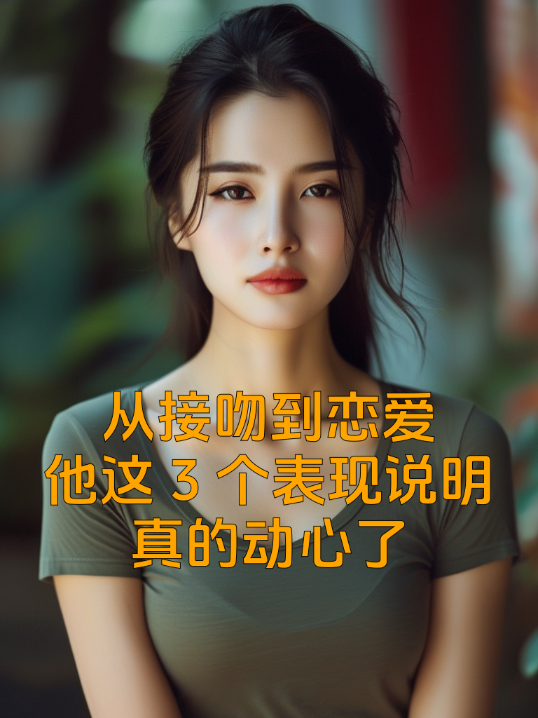 从接吻到恋爱，他这3个表现说明真的动心了