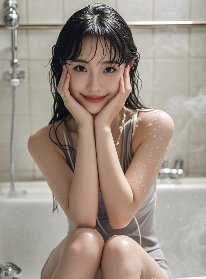 娇媚少女沐浴撩动心弦美女写真