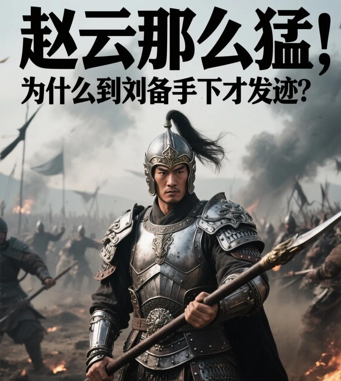 赵云那么猛，为什么到刘备手下才发迹？
长坂坡战场，赵云抱着阿斗杀得浑身是血。曹操