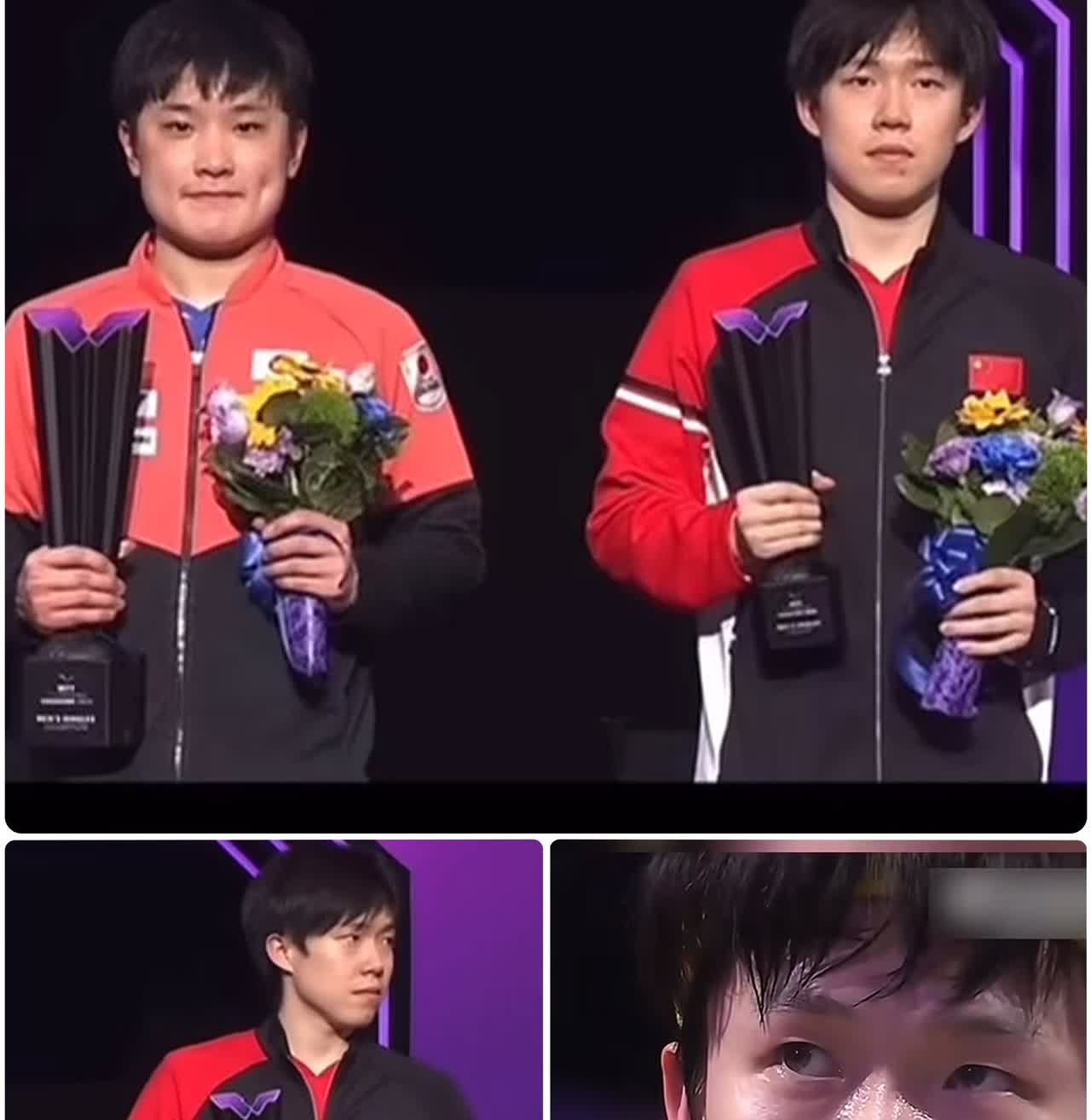 王楚钦现在估计比吃了苍蝇还难受，
他怎么也想不明白，
张本智和怎么突然这么行
