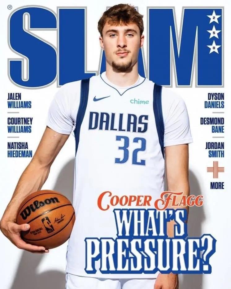 新科状元弗拉格登上了著名篮球杂志《SLAM》的封面，NBA名宿霍里说道：“下一个
