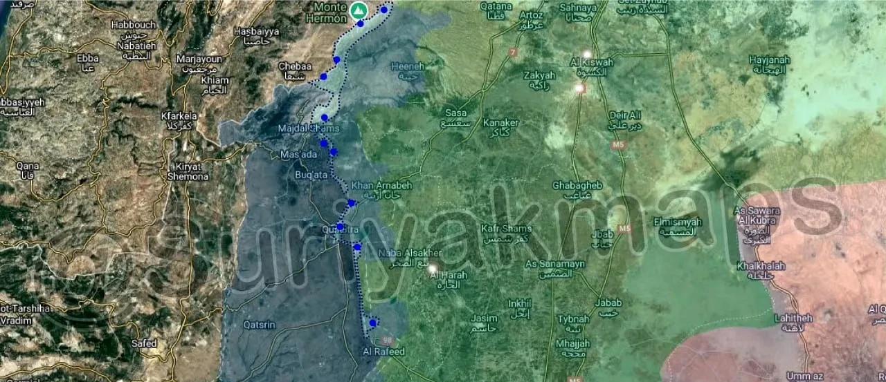 亲俄媒体suriyak更新2月26日叙利亚局势
1 月份，以色列国防军在被占领的