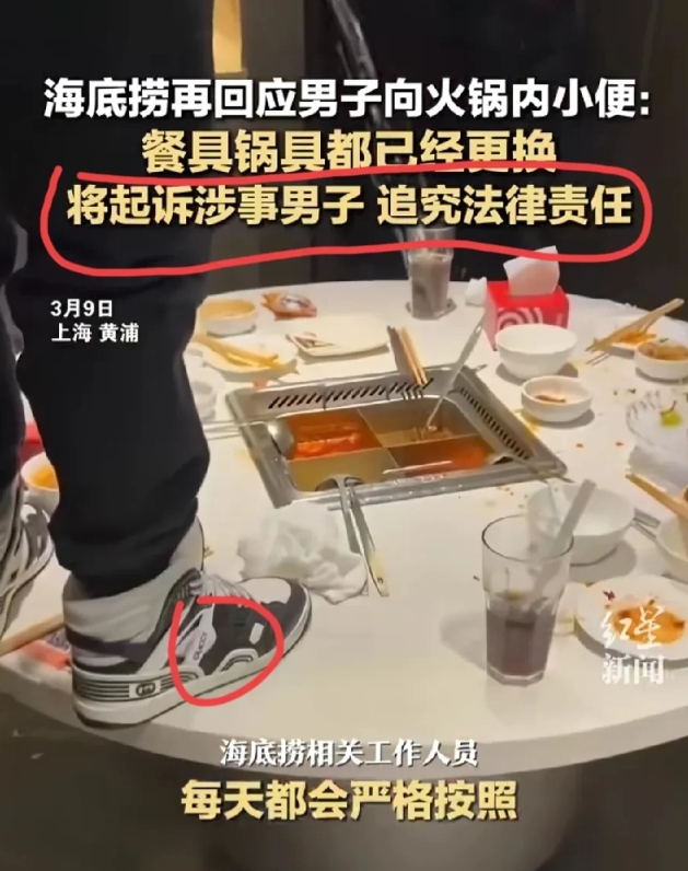 往火锅内小便的，两个17岁愣头青，家长要哭了，没想到，被拘留后，海底捞还要起诉二