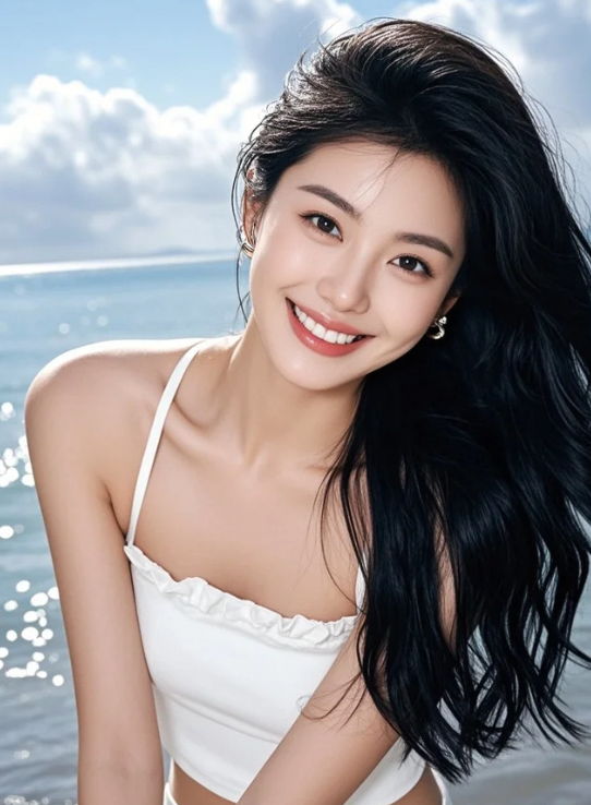 小姐姐的静谧美，像一幅会呼吸的画！