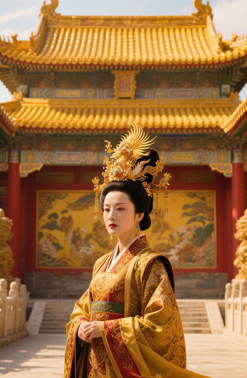 武则天作为中国历史上唯一的正统女皇帝，其统治时期（690-705年）被称为“武周