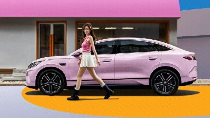 比亚迪秦L EV“多巴胺”限定车衣6月17日发布，多款亮色系颜色可选