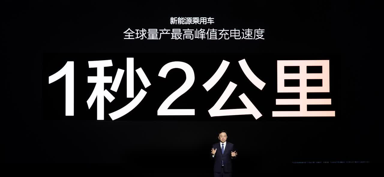 一秒钟两公里！这你受得了吗？
注意不是行驶速度，而是充电速度！从此充电和加油一