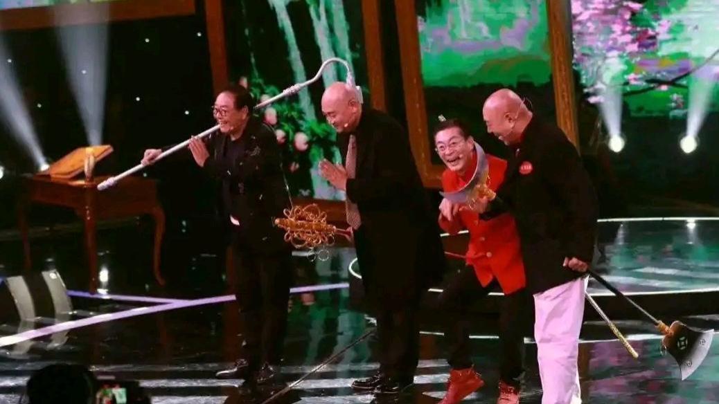 沙僧刘大刚曾用一棵菜精神，比喻艺术六十载，卷帘大将回天庭了