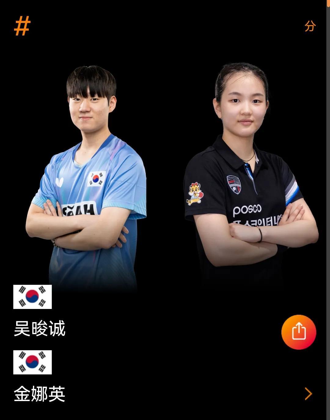 韩国乒协开始调整名单了，继中国乒协昨晚上报多哈世乒赛参赛名单后，韩国乒协今天把混