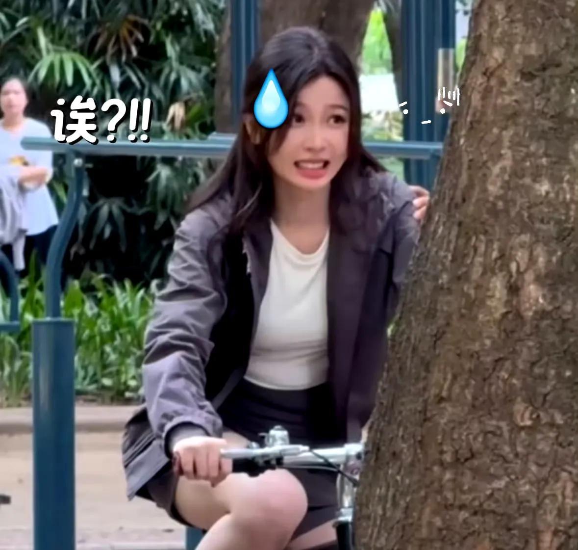 虞书欣骑车撞树，片场趣事萌翻全网
虞书欣拍戏骑车撞树的片段火出圈！这位“人间小作
