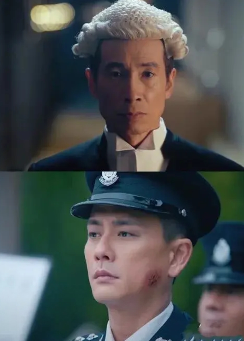 《执法者们》的大结局了，hei警是雷学森（吴启华饰演），果不其然，吴老师这“坏人