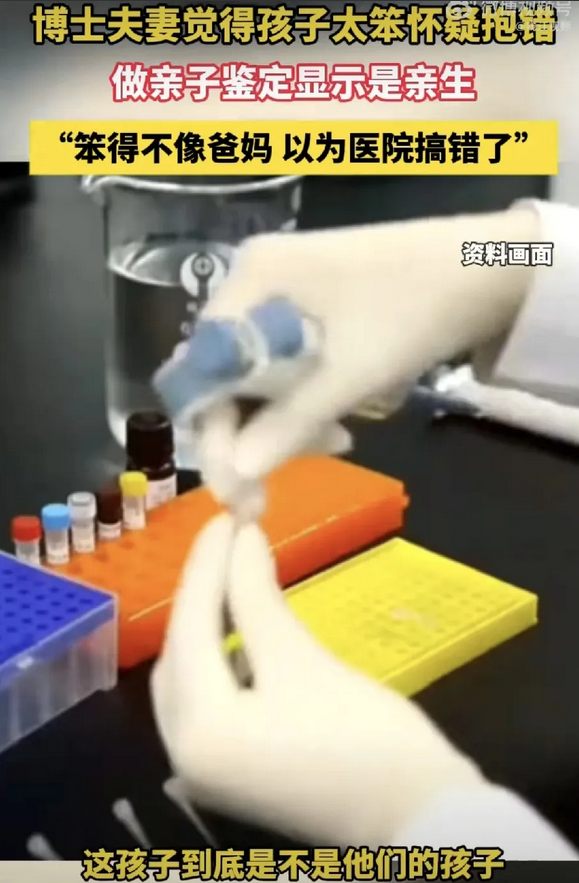 因为孩子“笨”，俩博士竟然怀疑是生孩子的时候抱错了，竟然做亲子鉴定！结果惊呆了这
