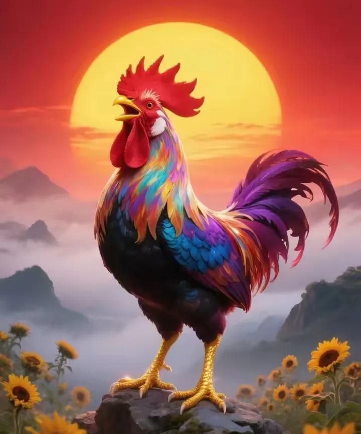 雄鸡一叫好运来
大吉大利发大财