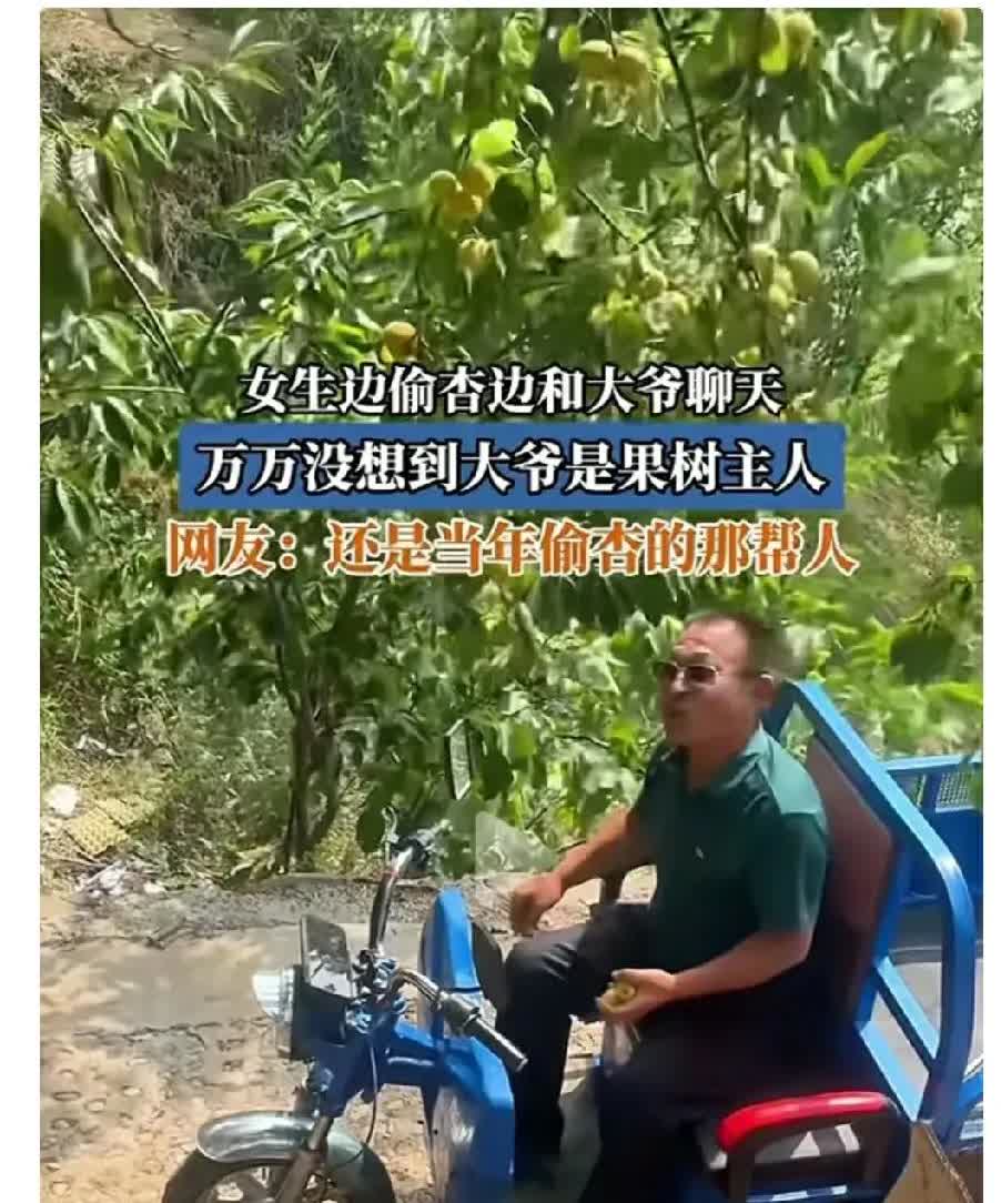 离谱！偷杏被抓现场变欢乐局？

这几日发生了一件搞笑又温暖的事情，值得和大家
