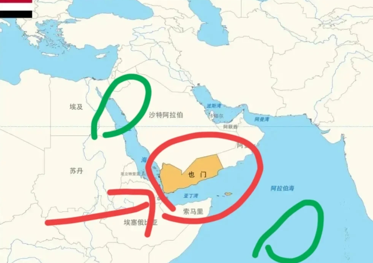 一旦美国吞下也门，后果将不堪设想，比拿到格陵兰岛稀土资源还严重，其位置在阿拉伯半