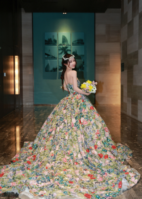 上淇的花仙子妆造，这感觉真的太棒了！