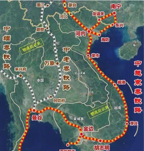 [月亮]果然，不承接南北高铁是对的。最近，越南借着去韩国的机会，又开始推销起他们