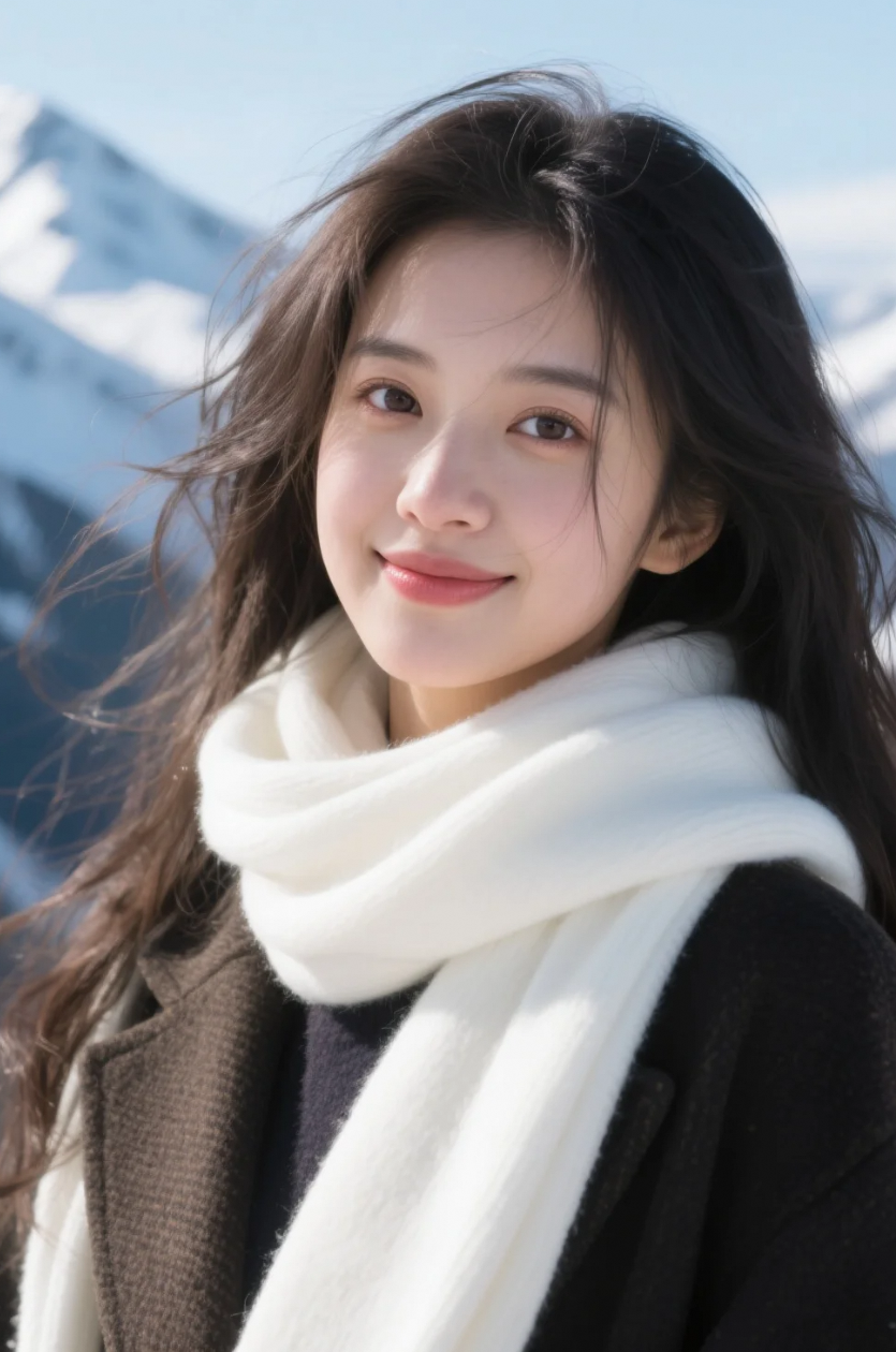 站在高处不胜寒的峰顶，她以笑温暖了整座雪山